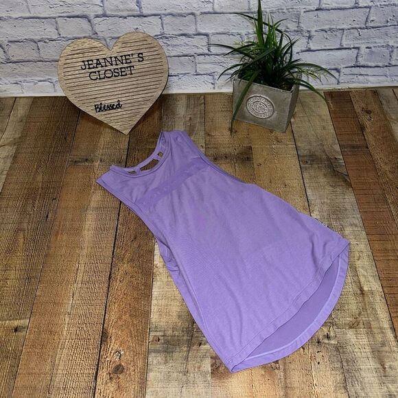 GOLD'S GYM purple tank top athletic active wear XS - Picture 7 of 11